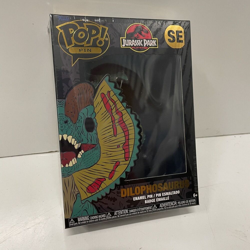 ERROR Funko POP! Pin Jurassic Park World Dominion DILOPHOSAURUS SE UPSIDE-DOWN